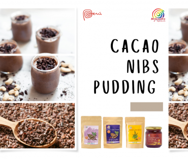 Yacon cacao nibs pudding recipe