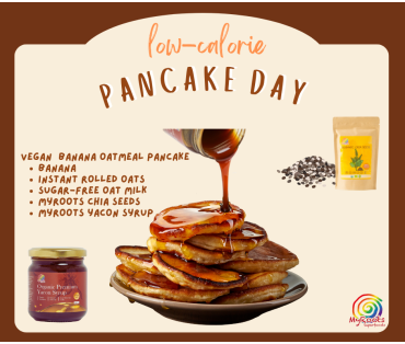 Vegan banana oatmeal pancake recipe