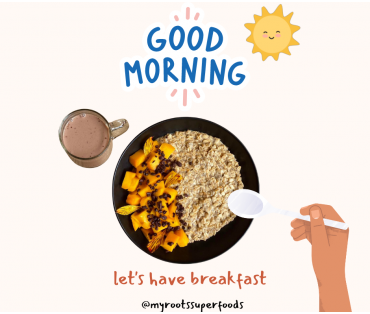 「有好的早餐就是成功的一半。」